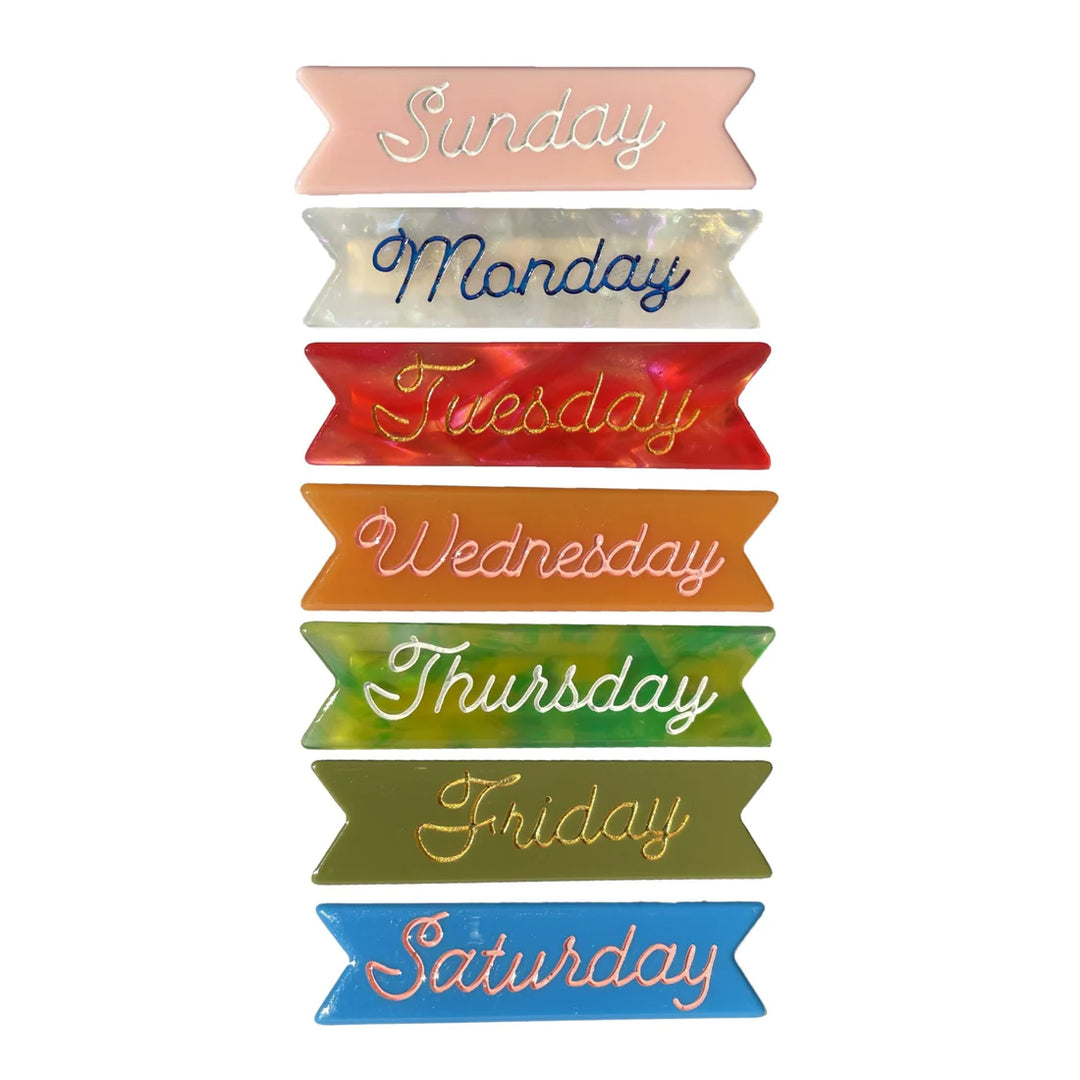Eugenia Kids – Days of the Week Hair Clips