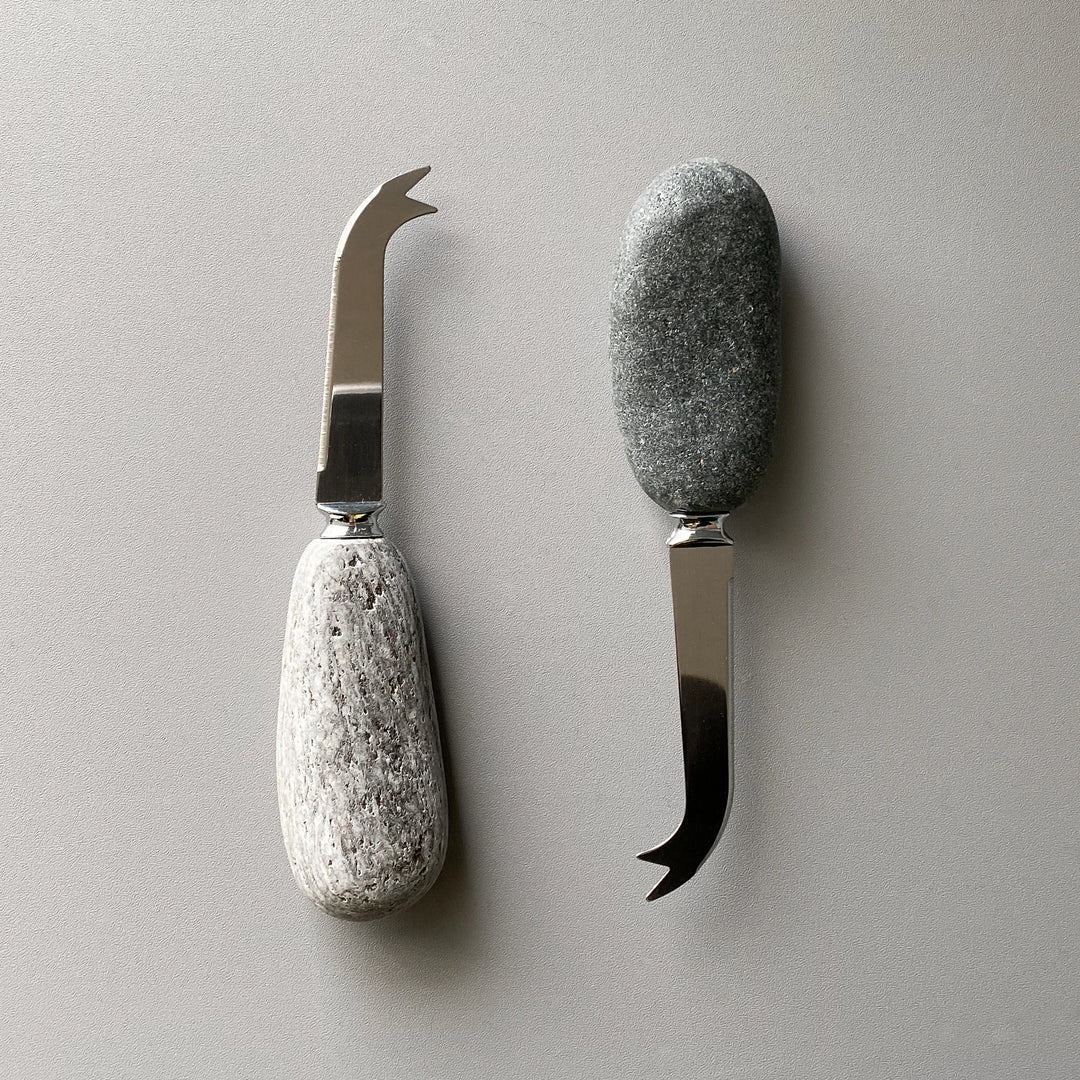 Funky Rock Designs – Beach Stone Cheese Knife