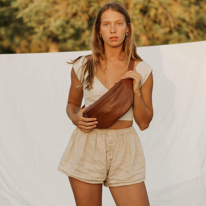 Mandrn - The Atlas Fanny Pack in Tan