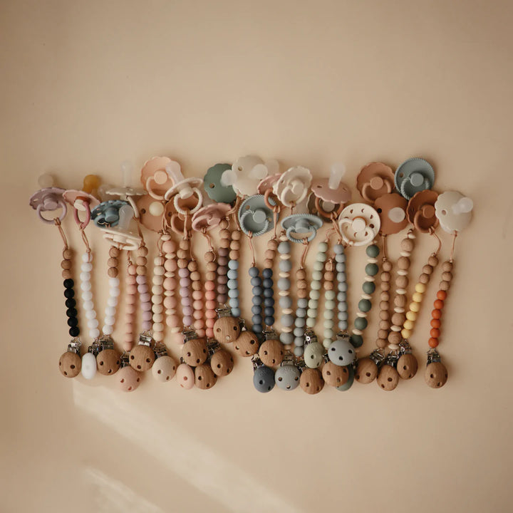 Mushie - Luna Pacifier Clip
