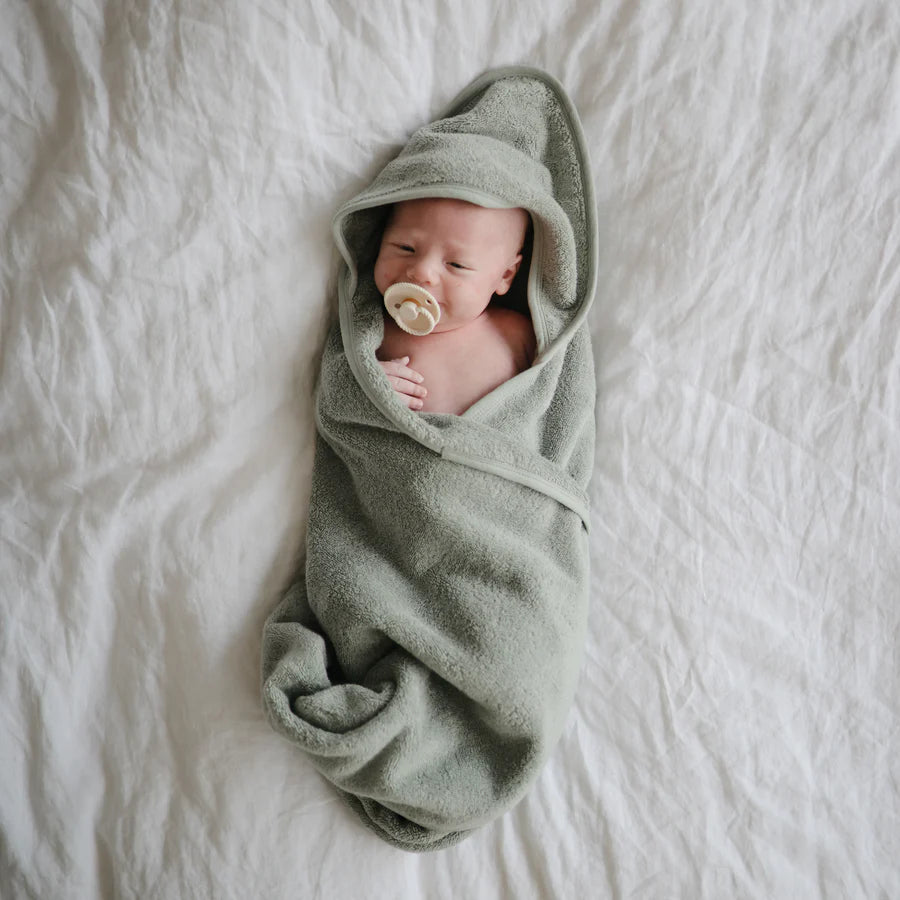 Mushie – Organic Cotton Hooded Baby Towel